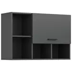 MID.YOU ZÁVĚSNÁ SKŘÍŇKA, antracitová, antracitová, 95/64/34 cm