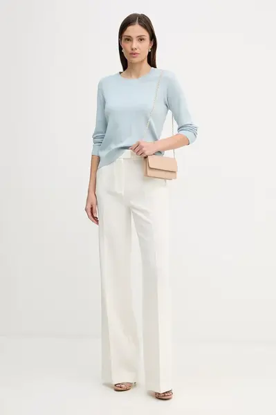 Kožená listová kabelka Emporio Armani