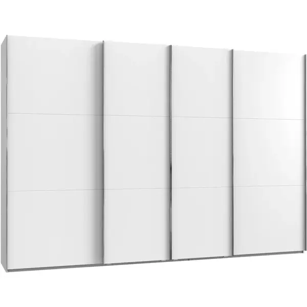 MID.YOU SKŘÍŇ S POSOUVACÍMI DVEŘMI, bílá, 350/236/65 cm