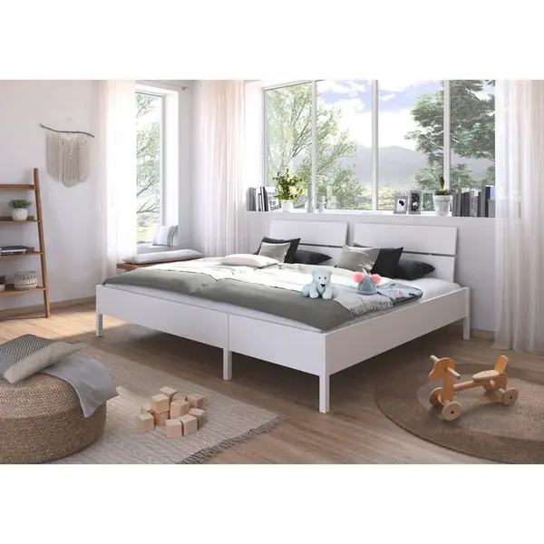 Rauch Möbel POSTEL PRO CELOU RODINU, 240/200 cm, bílá