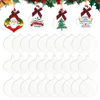 30PCS 3Style Mirror Acrylic Big Pendants