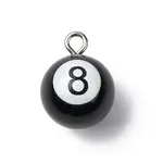 Sports Opaque Resin Pendants