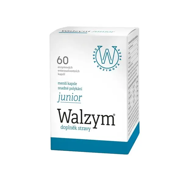 Walzym Junior enzymové kapsle 60 kapslí