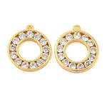 Brass Clear Cubic Zirconia Pendants