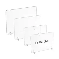 4 Sets 3 Style Acrylic Table Message Boards