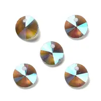 100Pcs Transparent Glass Pendnats