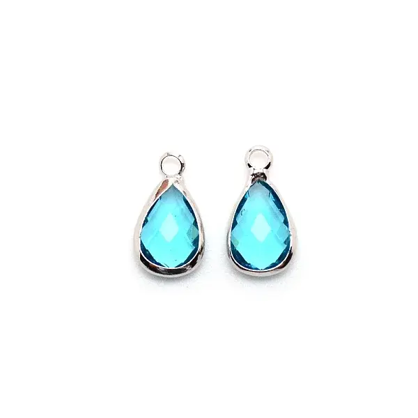 Faceted Glass Pendants