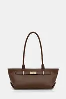 Kožená kabelka Answear.LAB hnědá barva
