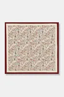 Hedvábný šátek Answear.LAB dámský, červená barva