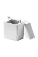 Dóza na sýr s kráječem Rosti 16,5 x 10 x 19 cm bílá barva