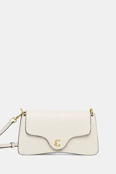 Kožená kabelka Coccinelle černá barva, E5.SSK.27.01.01