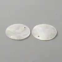 Natural Capiz Shell Pendants