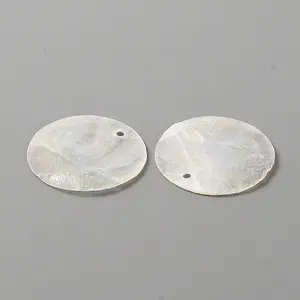 Natural Capiz Shell Pendants