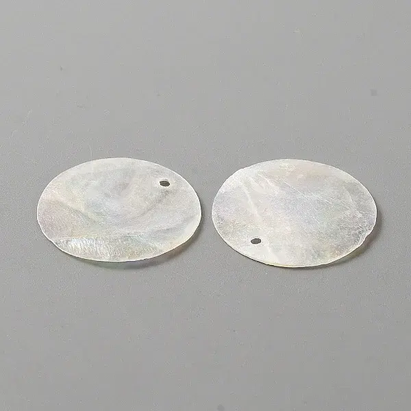 Natural Capiz Shell Pendants