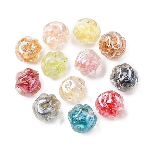 Transparent Resin & Natural Shell Beads