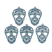 430 Stainless Steel Filigree Pendants