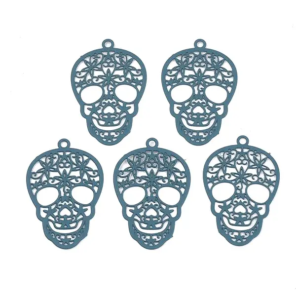 430 Stainless Steel Filigree Pendants