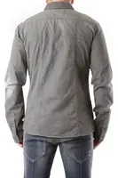 Pánská jednobarevná slim fit košile