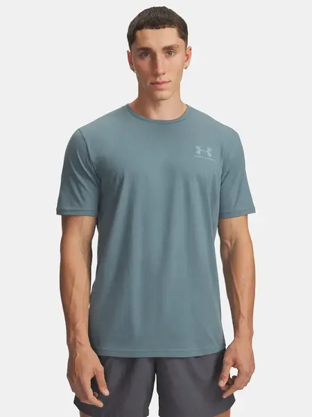 Pánské tričko Under Armour UA M SPORTSTYLE LC SS-BLU - Pánské