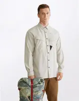 Klättermusen Syn LS Shirt M's 117 Silver Creme L