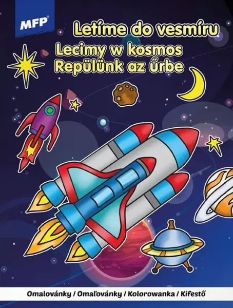Omalovánky MFP A4 Letíme do vesmíru 210x276mm/32