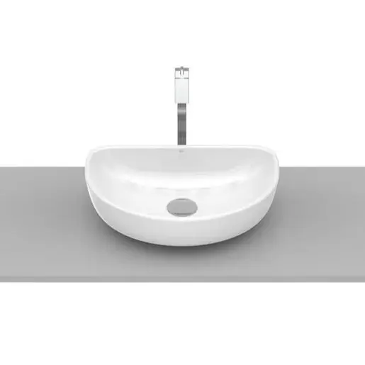 Roca Optica umývadlo na dosku 45x35 cm bez otvoru pre batériu, bez prepadu A327C10000