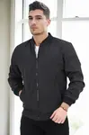96819 Dewberry College Collar Classic Seasonal Mens Coat-BLACK