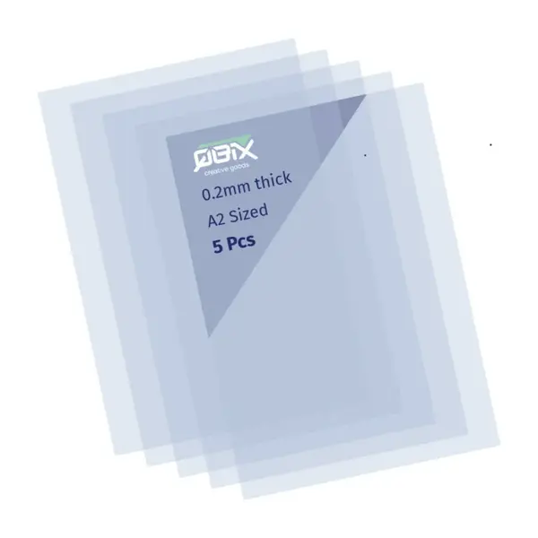 Fólie pro výrobu šablon 200 micronů, A2 5ks