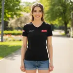 Dámské tričko inSPORTline Signature černá XL