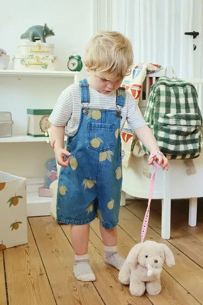 Dětské džínové lacláče Konges Sløjd MAGOT OVERALLS GOTS