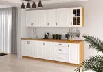 Kuchyňská linka 260 cm Stilo 3 - Dub artisan + Bílá