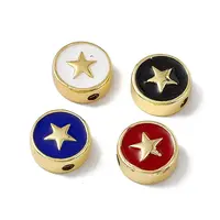 Brass Enamel Beads