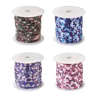 4 Colors Flat Polyester Elastic Cord