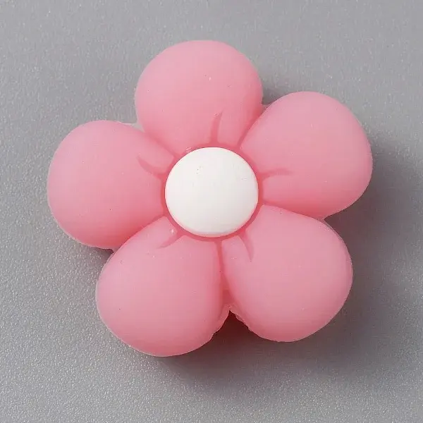 Flower Luminous Silicone Beads