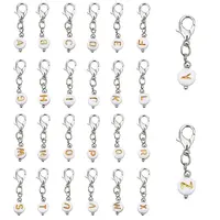 2 Sets Plating Acrylic Pendants Decoration