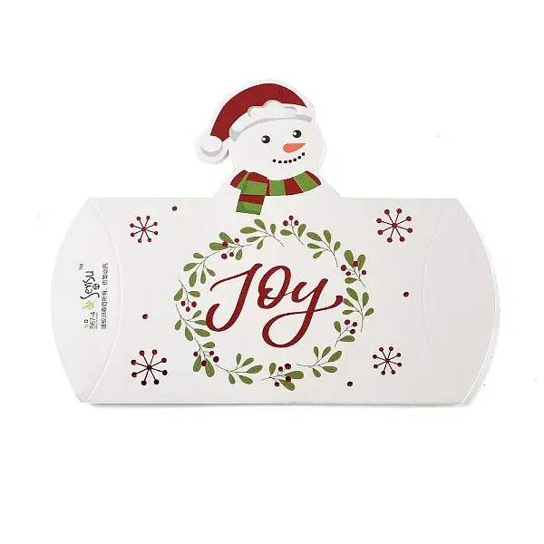 Christmas Theme Paper Pillow Gift Boxes