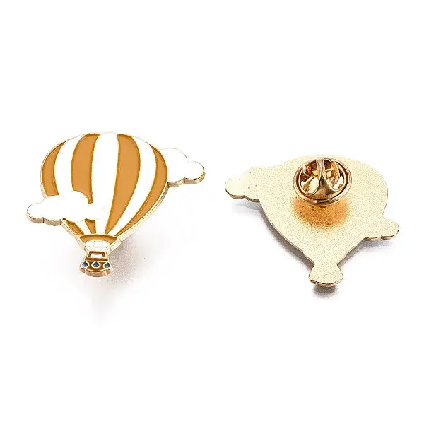 Hot Air Balloon with Cloud Enamel Pin