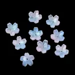 Dyed & Heated Glass Bead Caps