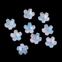 Dyed & Heated Glass Bead Caps