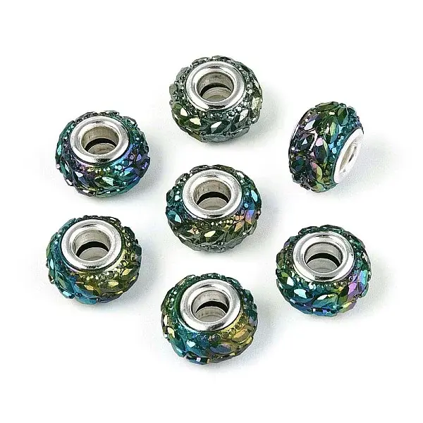 Opaque Resin European Beads