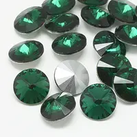 Pointed Back Glass Rhinestone Cabochons