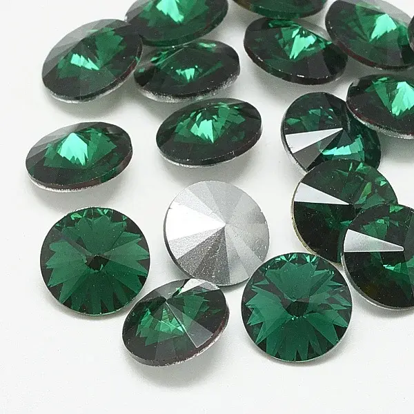 Pointed Back Glass Rhinestone Cabochons