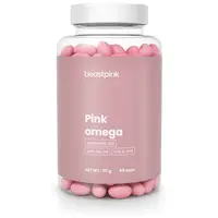 GymBeam PINK OMEGA - 90 CAPS Zdravý tuk, , velikost