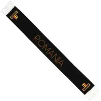 FLLÖS FANLINE SCARF ROMANIA 8 Zimní šála, černá, velikost