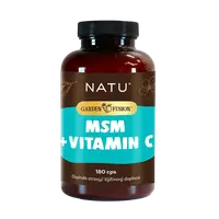 NATU Garden Fusion, MSM 1500 mg s vitamínom C 180 kapsúl