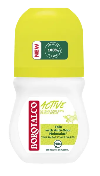 BOROTALCO Active Citrus and Lime Fresh, Roll-on dezodorant 50 ml
