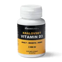 Kráľovský Vitamín D3, 2000 IU, 60 rastlinných kapsúl