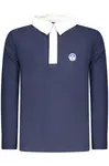 NORTH SAILS KIDS' LONG-SLEEVED POLO SHIRT, BLUE