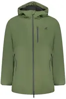 Zelená pánska bunda s kapucňou