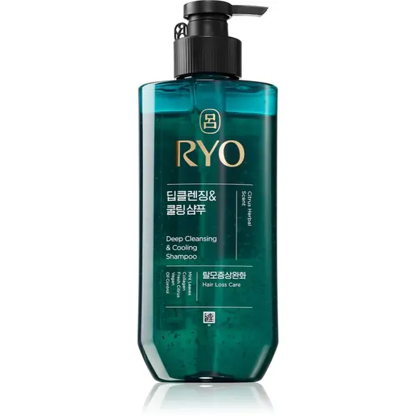 RYO Deep Cleansing & Cooling Shampoo hloubkově čisticí šampon s chladivým účinkem 480 ml